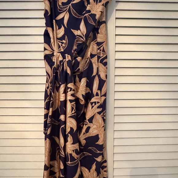 PatBo Raffia Stargazer Floral MIDI Dress - Picture 5 of 7